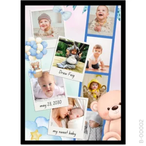 The Teddy Adventure Edition – Hot Air Balloon Baby Frame
