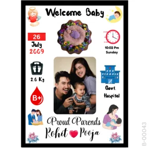 Proud Parents Chronicle – Custom Family & Baby Details