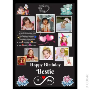 The Bestie Tribute Edition – Chalkboard Birthday Frame