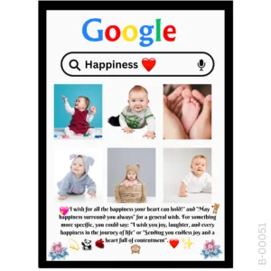 "Best Search Result" Collage – Internet Theme Baby Frame