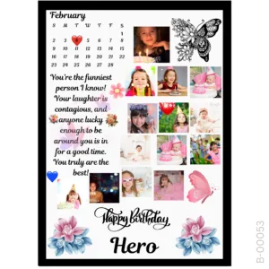 Ultimate Friendship Storyboard – White Floral Birthday Design