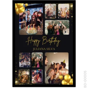 Golden Script Storyboard – Custom Name Group Collage