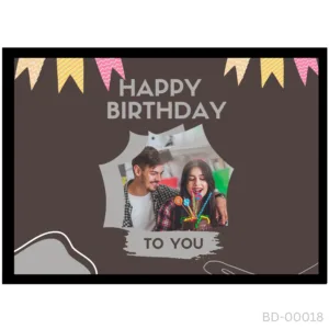 Modern Bold Birthday Collage – Abstract Bunting Design