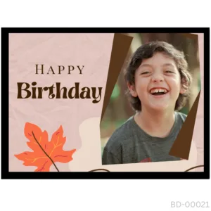 The Autumn Leaf Edition – Fall Season Birthday Frame