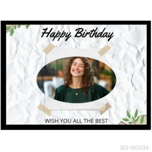 The Crumpled Wish Edition – Ripped Paper Birthday Frame