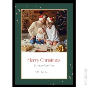 Cozy Christmas Portrait – "Happy New Year" Design
