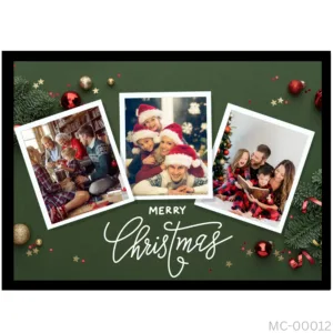 Emerald Green Holiday Trio – Classic Ornament Collage