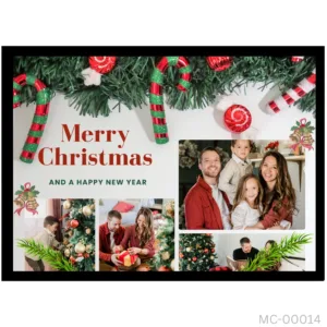 Pine & Holly Keepsake – Classic Family Photo Frame