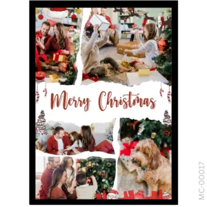 Cozy Pines & Petals Collage – Merry Christmas Keepsake