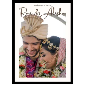 The Journey Edition – "Forever" Quote Wedding Frame