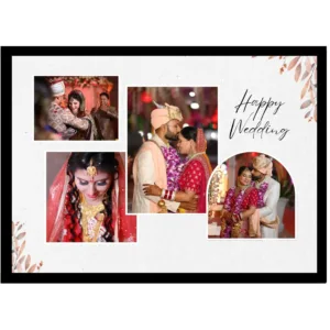 The Autumn Leaf Edition – Boho Wedding Collage (4 Photos)