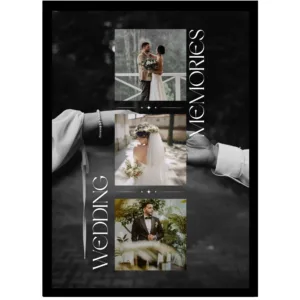 Timeless Monochrome Collage – Cinematic 3 Photo Strip