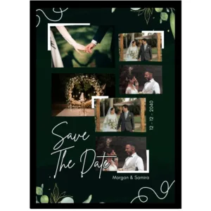 The Emerald Gold Edition – Save The Date Frame