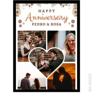 The Rusted Heart Edition – Heart Cutout Collage Frame